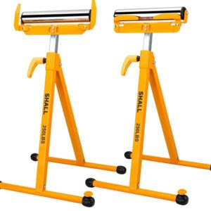 Shall Pack of 2 Foldable Roll Stands /  Lot de 2 Servantes à rouleau pliables "Shall" - Support ajustable
